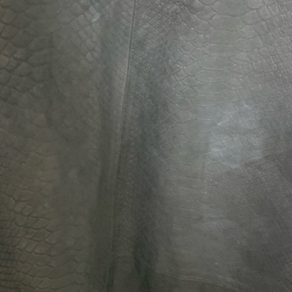 Vince black leather top - Picture 4 of 7